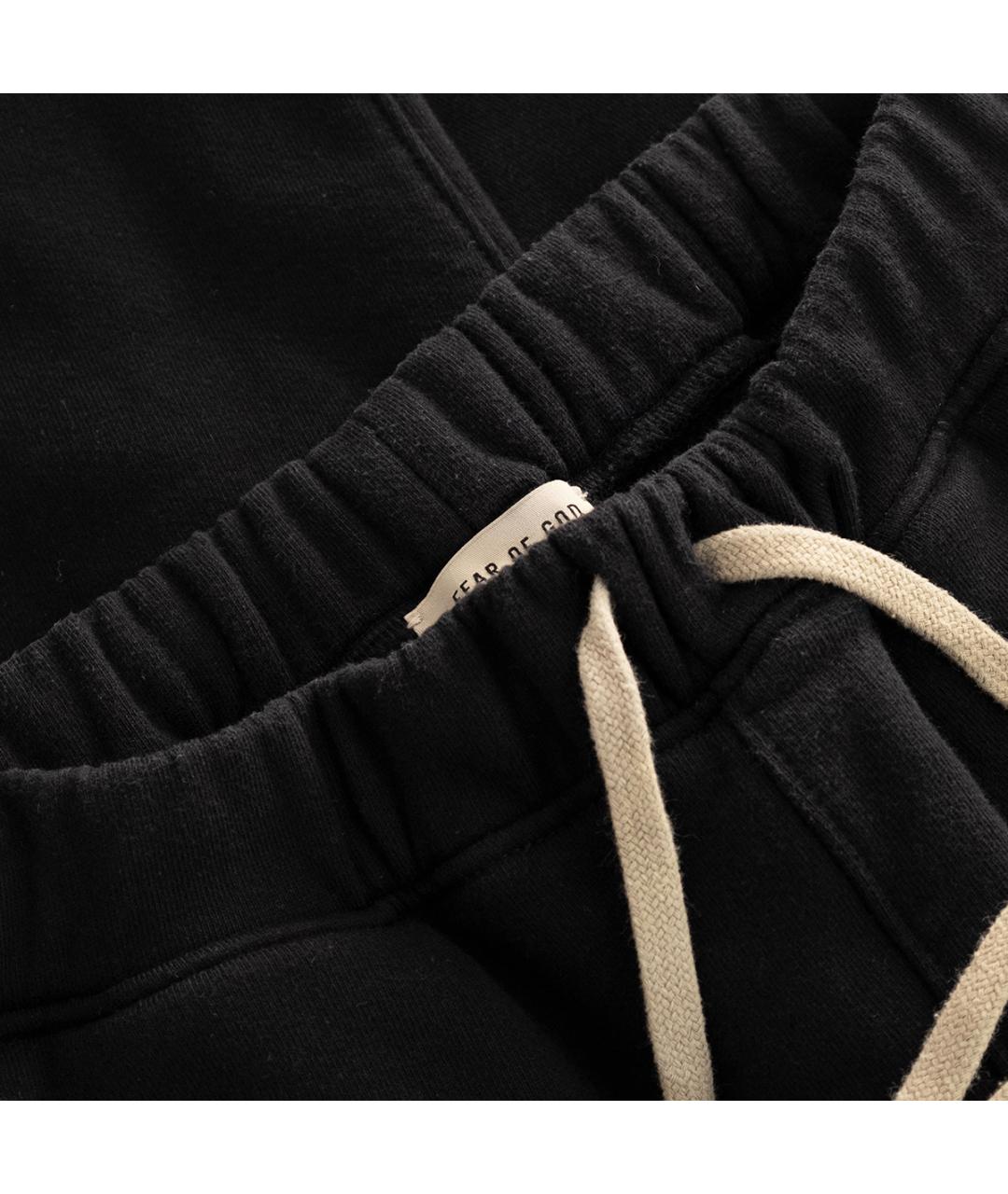 FEAR OF GOD Черные хлопковые спортивные брюки и шорты, фото 3