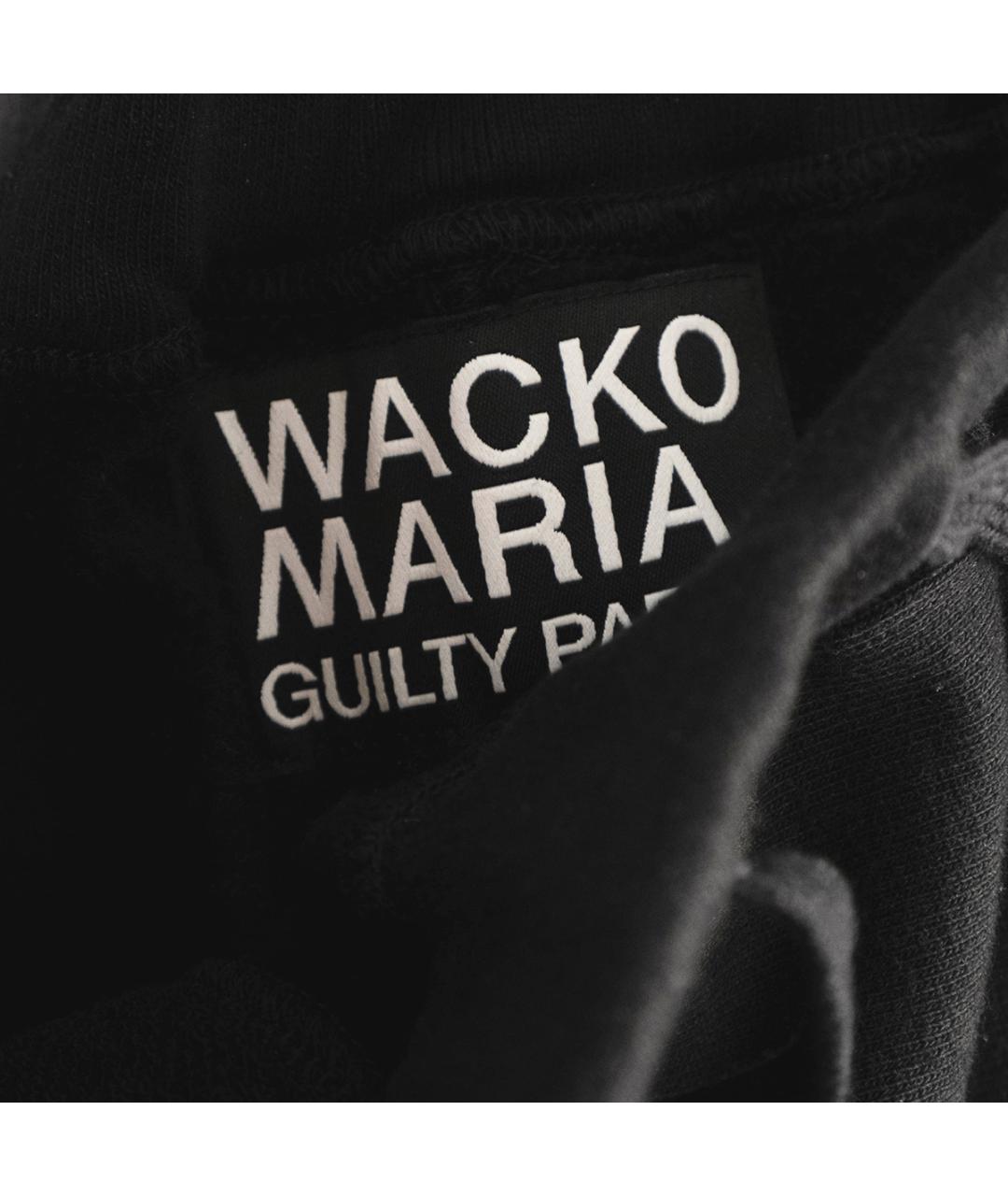 WACKO MARIA Черные хлопковые повседневные брюки, фото 5