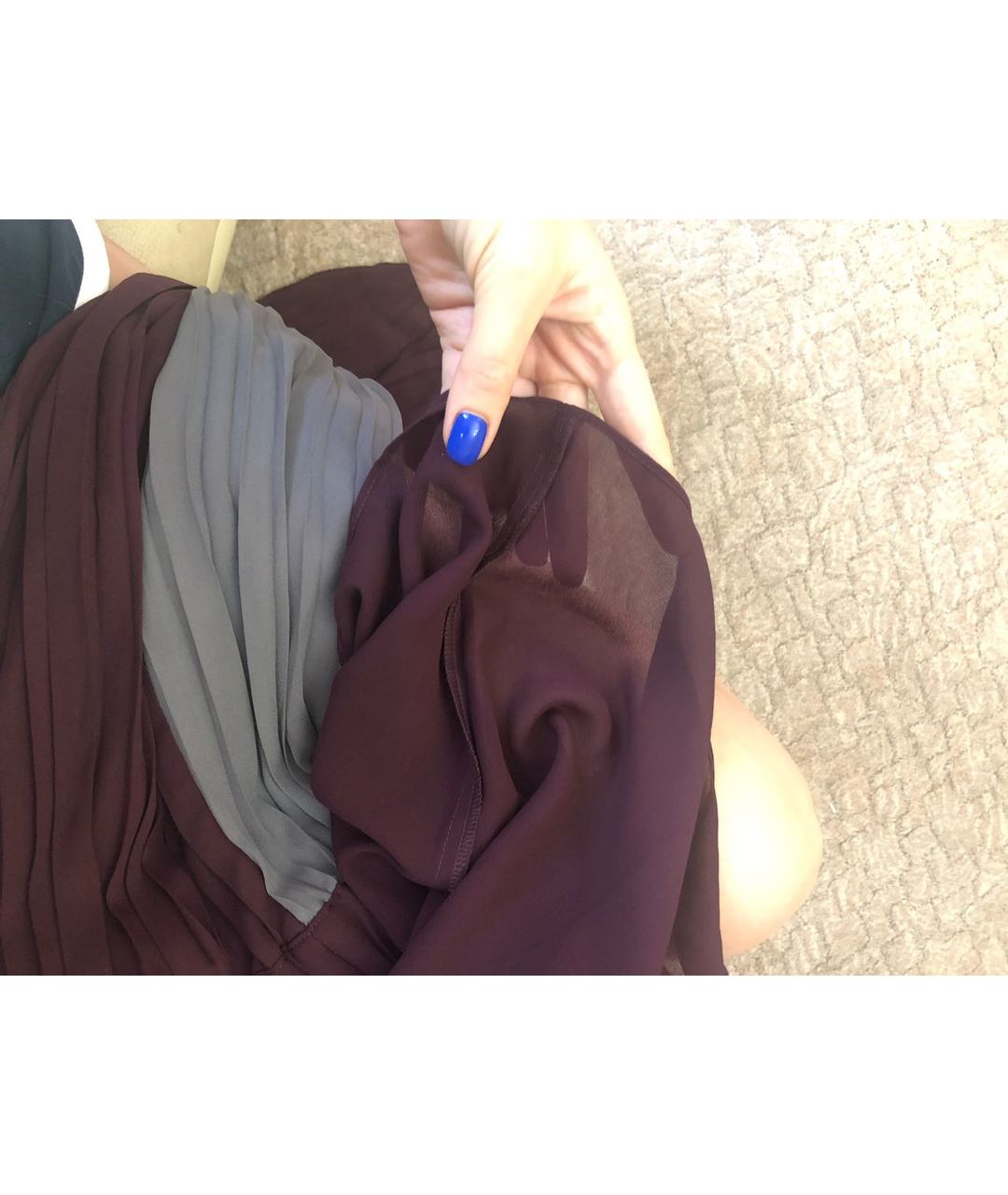 STEFANEL Мульти полиэстеровая юбка макси, фото 7