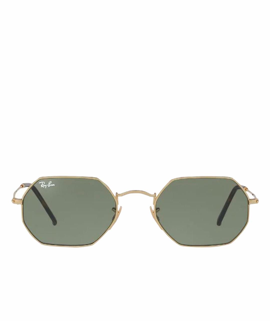 RAY BAN Черные металлические солнцезащитные очки, фото 1