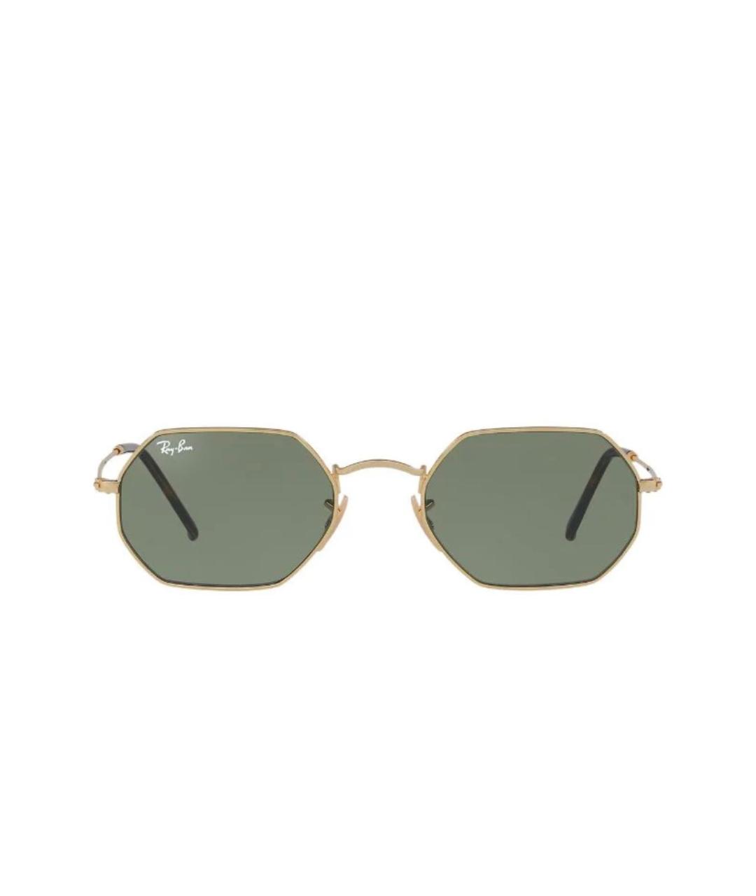 RAY BAN Черные металлические солнцезащитные очки, фото 3