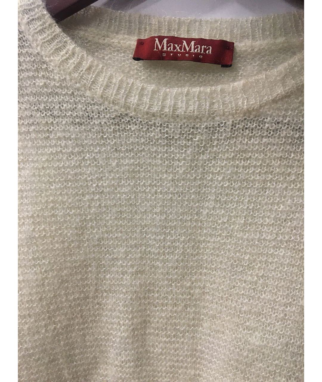 'S MAX MARA Белый джемпер / свитер, фото 3