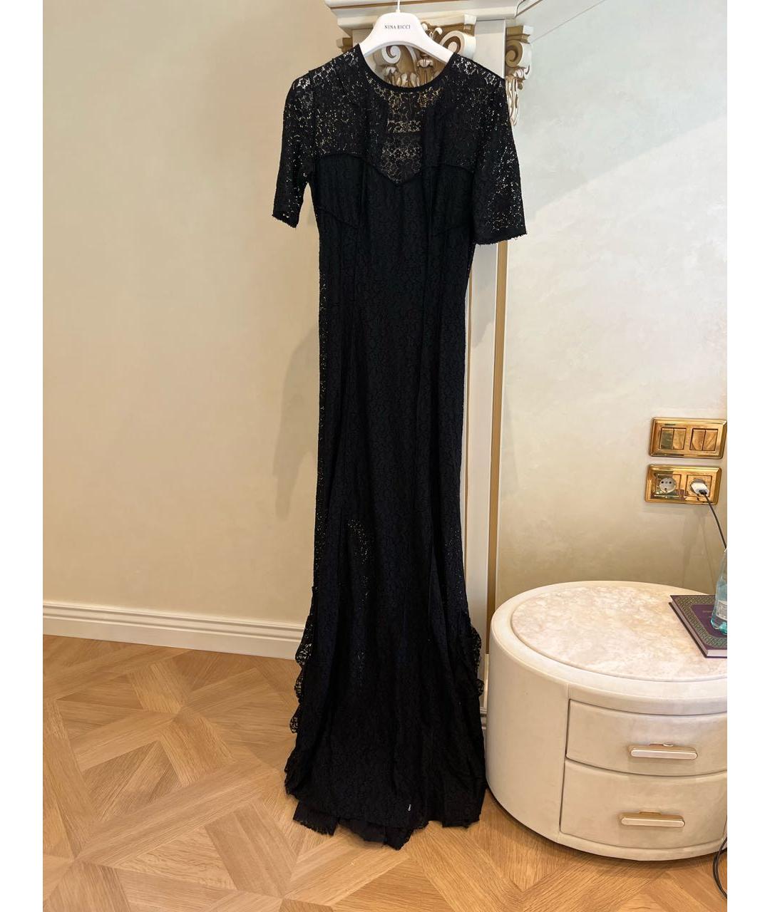 NINA RICCI Черное вечернее платье, фото 6