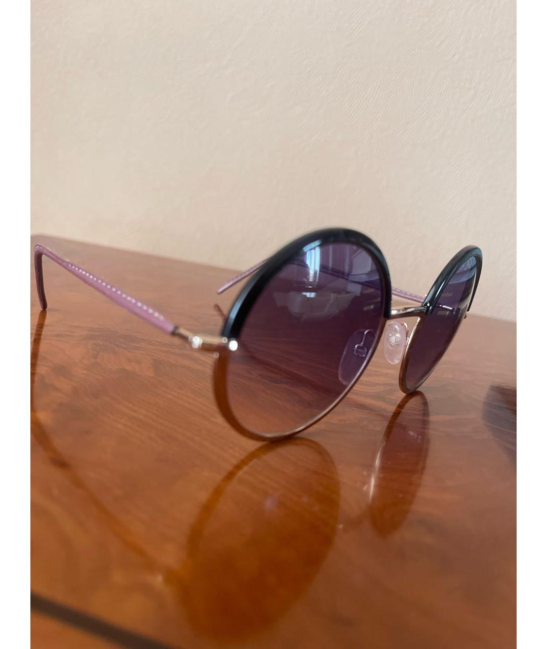 CULTER AND GROSS Черные металлические солнцезащитные очки, фото 3