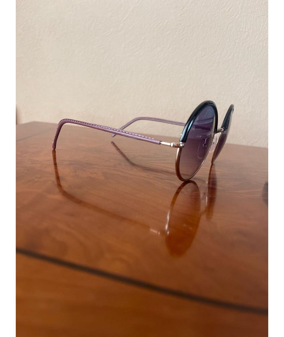 CULTER AND GROSS Черные металлические солнцезащитные очки, фото 2