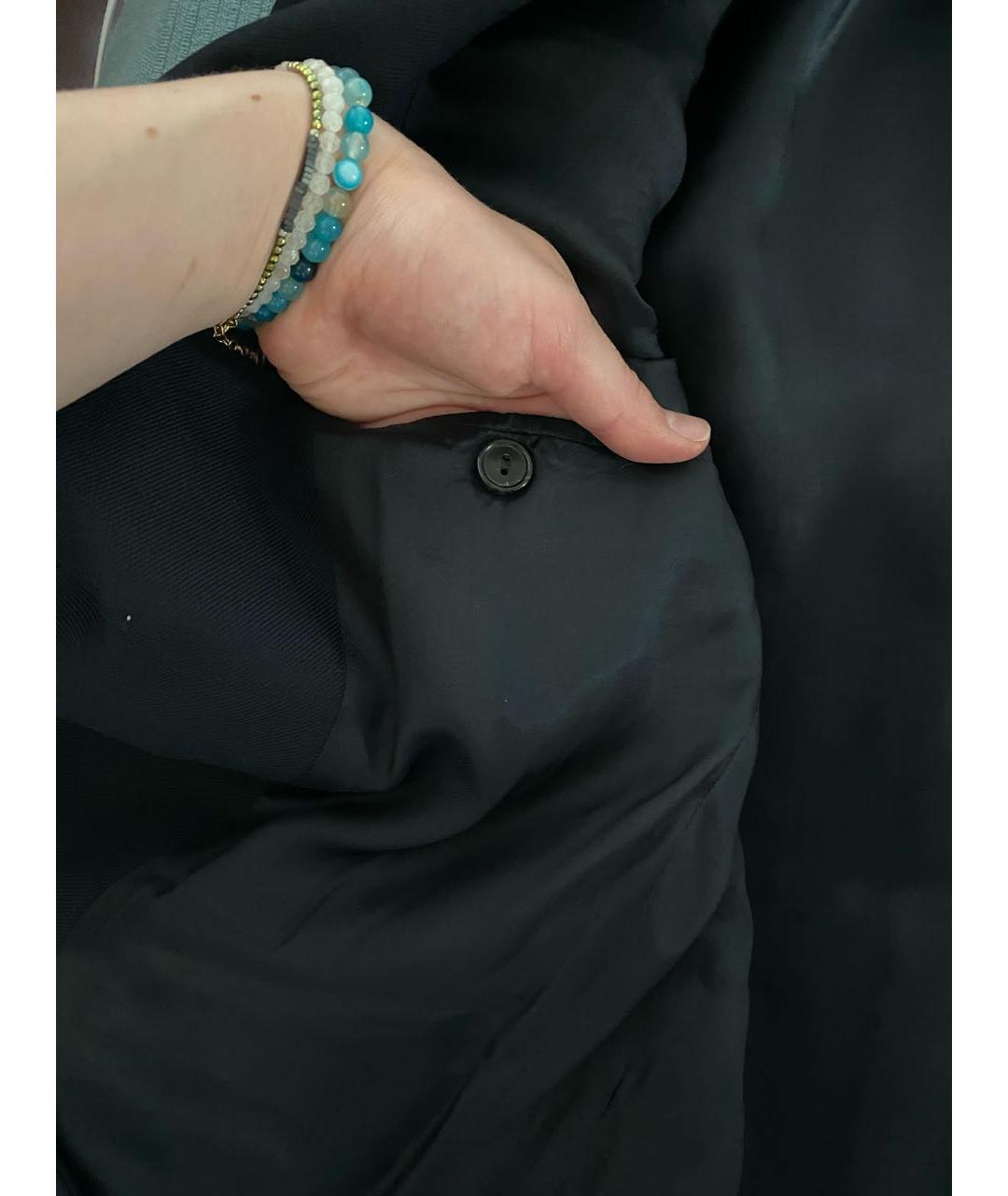 OUR LEGACY Темно-синий шерстяной жакет/пиджак, фото 6