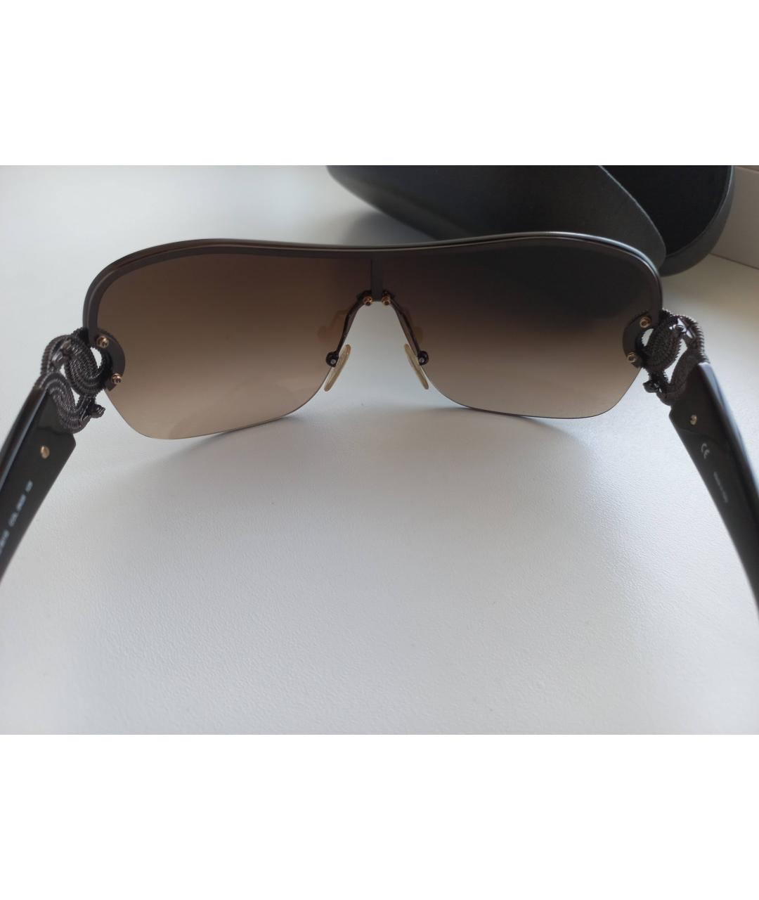 ESCADA Коричневые пластиковые солнцезащитные очки, фото 6