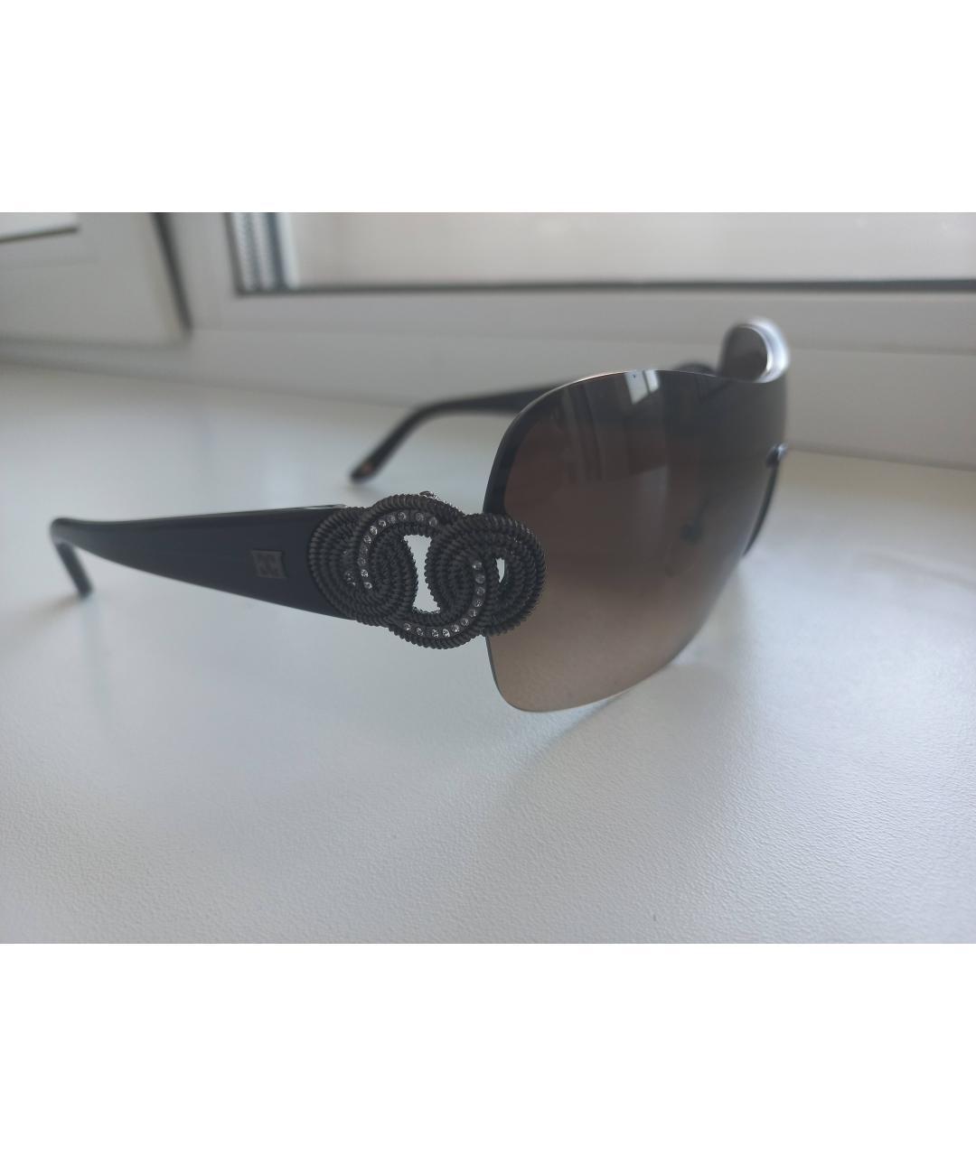 ESCADA Коричневые пластиковые солнцезащитные очки, фото 2