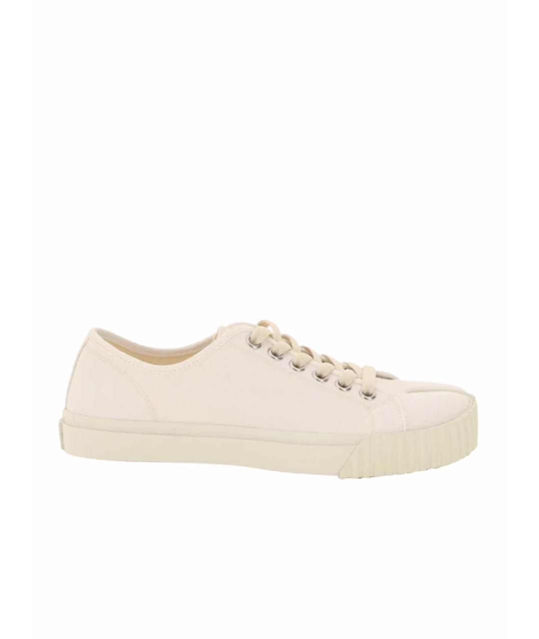 MM6 MAISON MARGIELA Белые текстильные кеды, фото 1