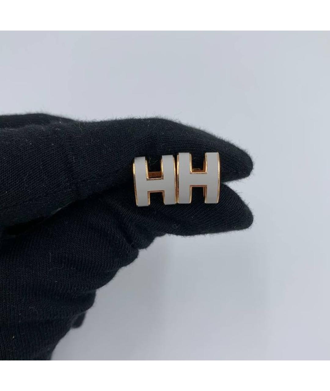 HERMES Серые серьги, фото 4
