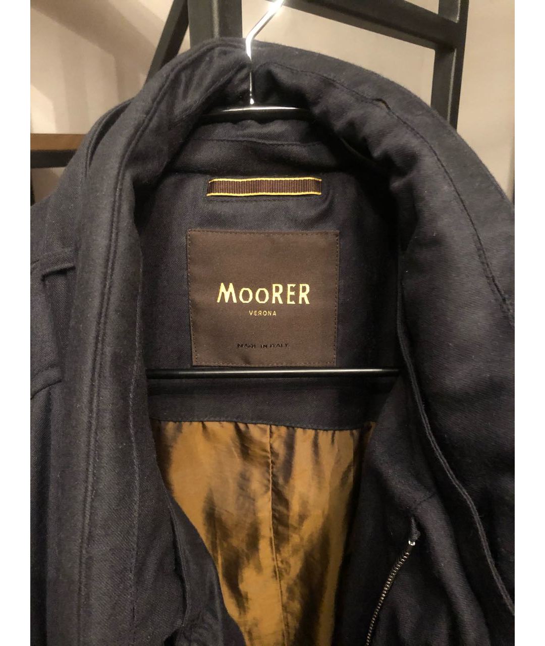 MOORER Темно-синяя шерстяная куртка, фото 3