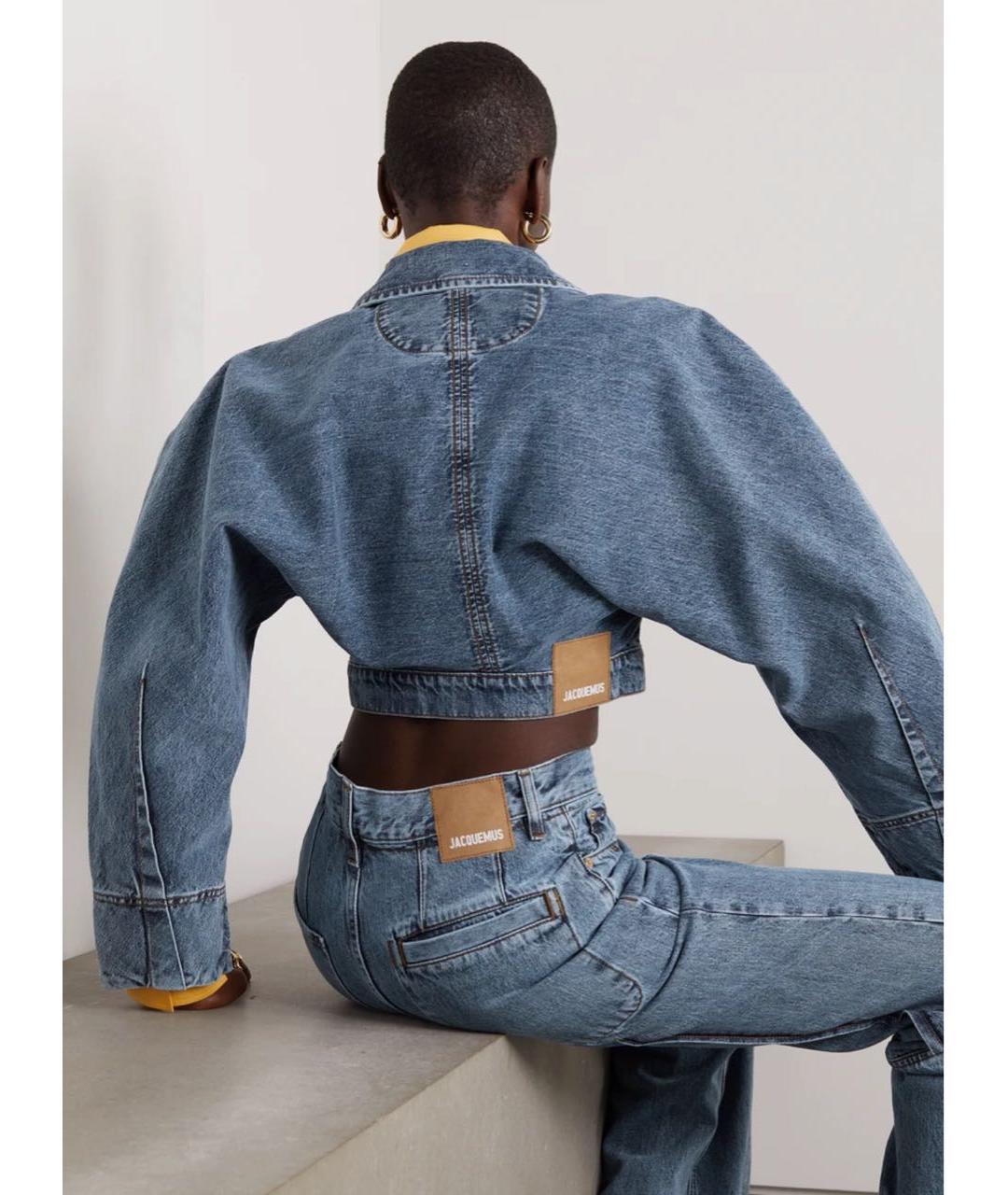 JACQUEMUS Синяя деним куртка, фото 2