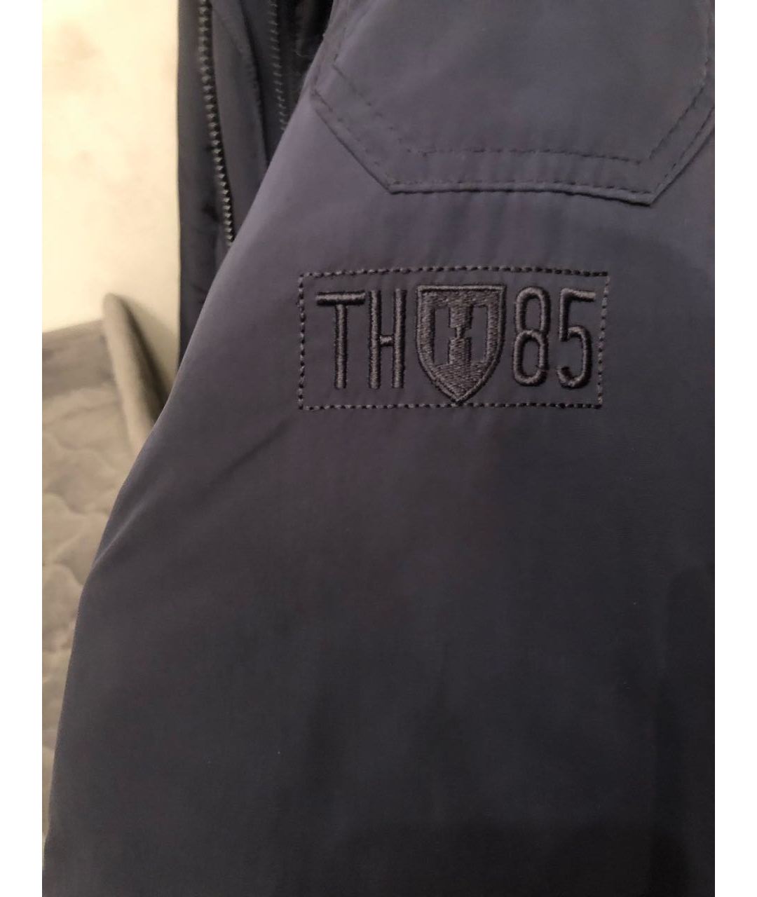 TOMMY HILFIGER Темно-синяя синтетическая куртка, фото 3