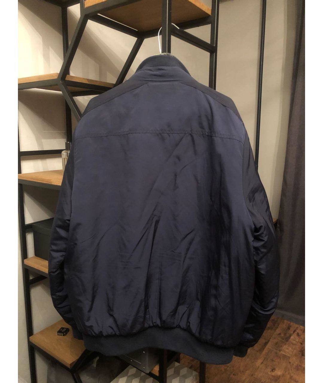 TOMMY HILFIGER Темно-синяя синтетическая куртка, фото 2