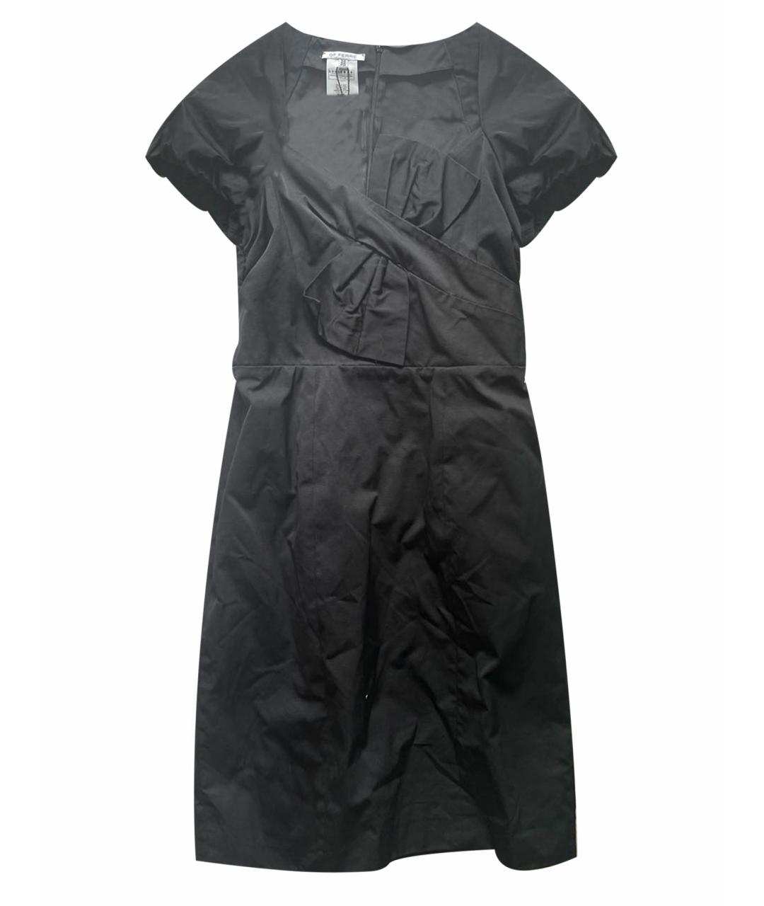 GIANFRANCO FERRE Черное полиэстеровое повседневное платье, фото 1