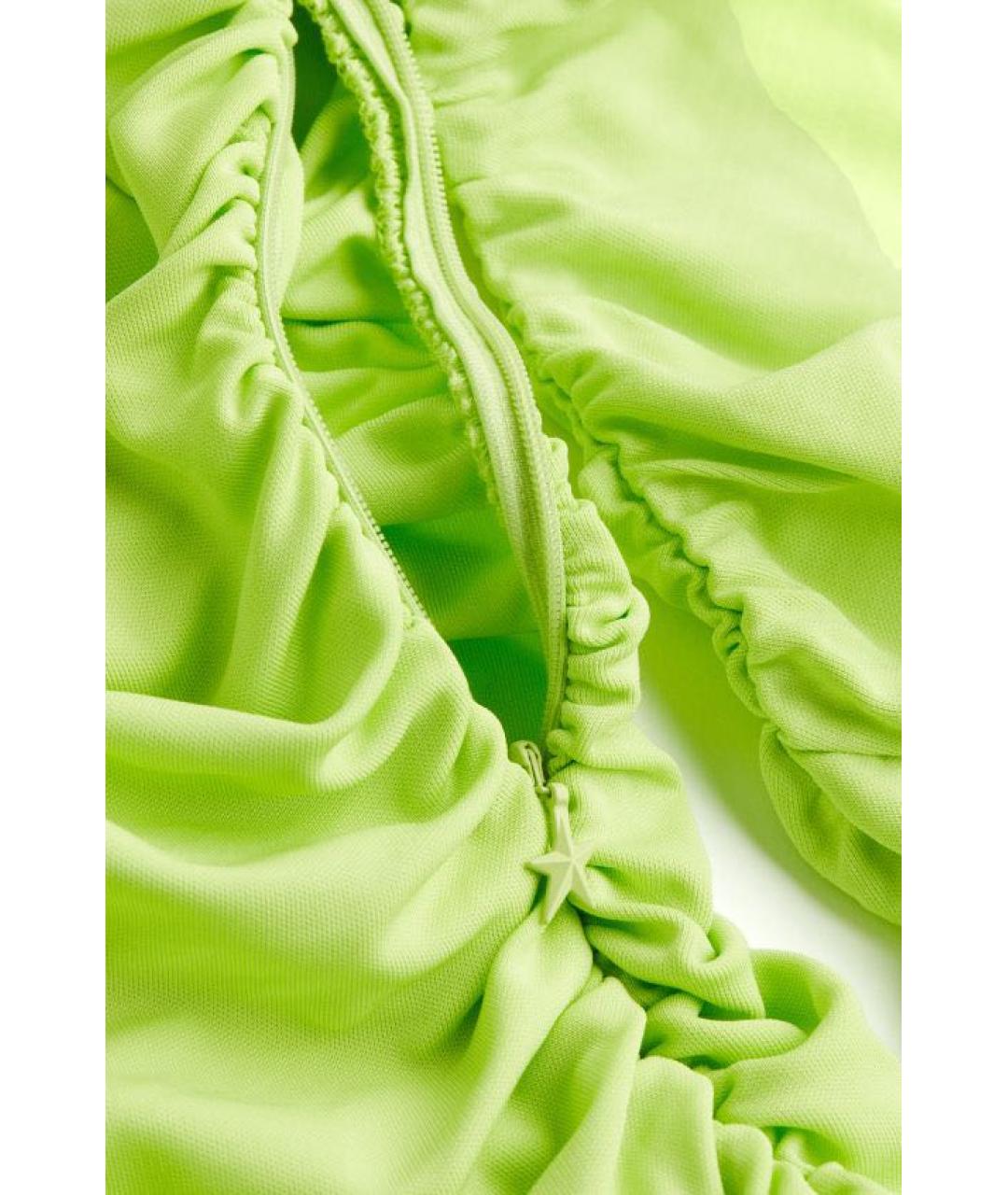 MUGLER Зеленые полиэстеровое вечернее платье, фото 2