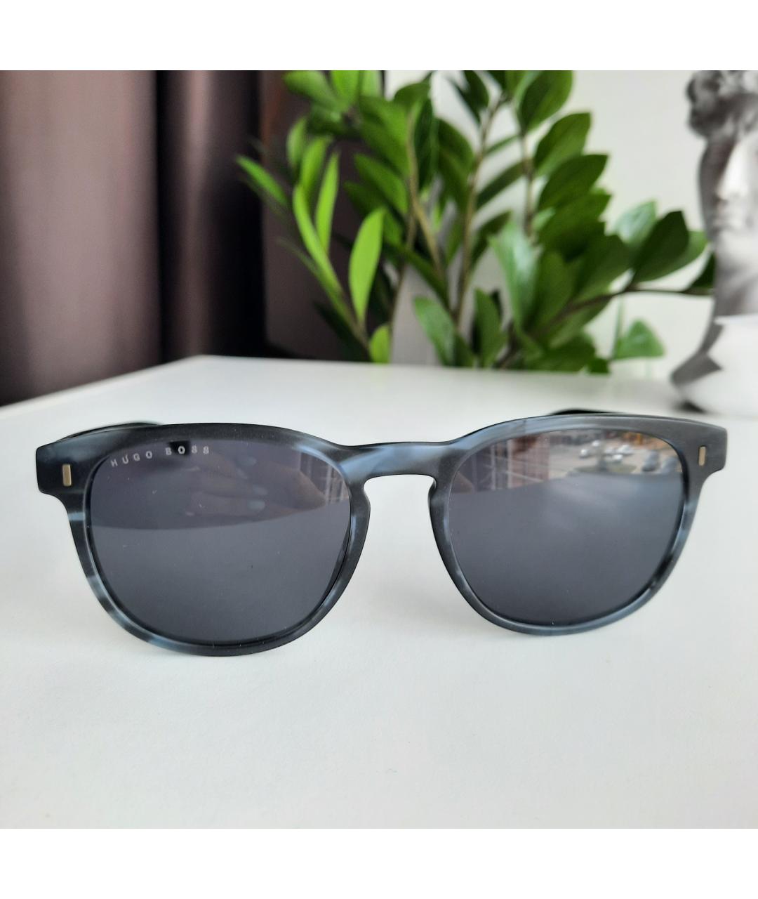 HUGO BOSS Синие солнцезащитные очки, фото 5