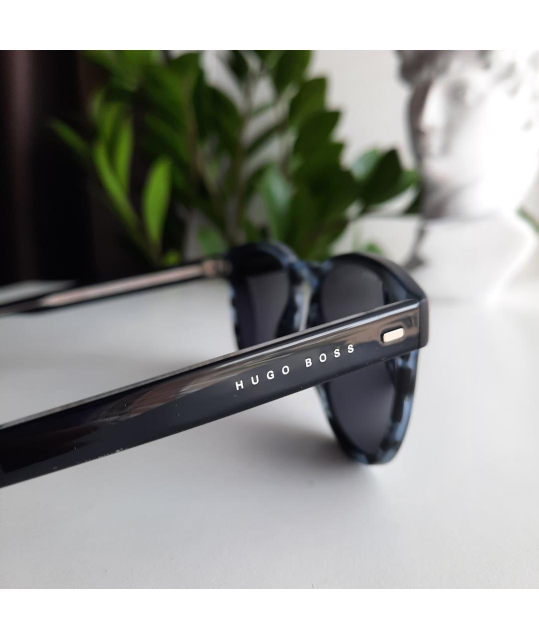 HUGO BOSS Синие солнцезащитные очки, фото 3