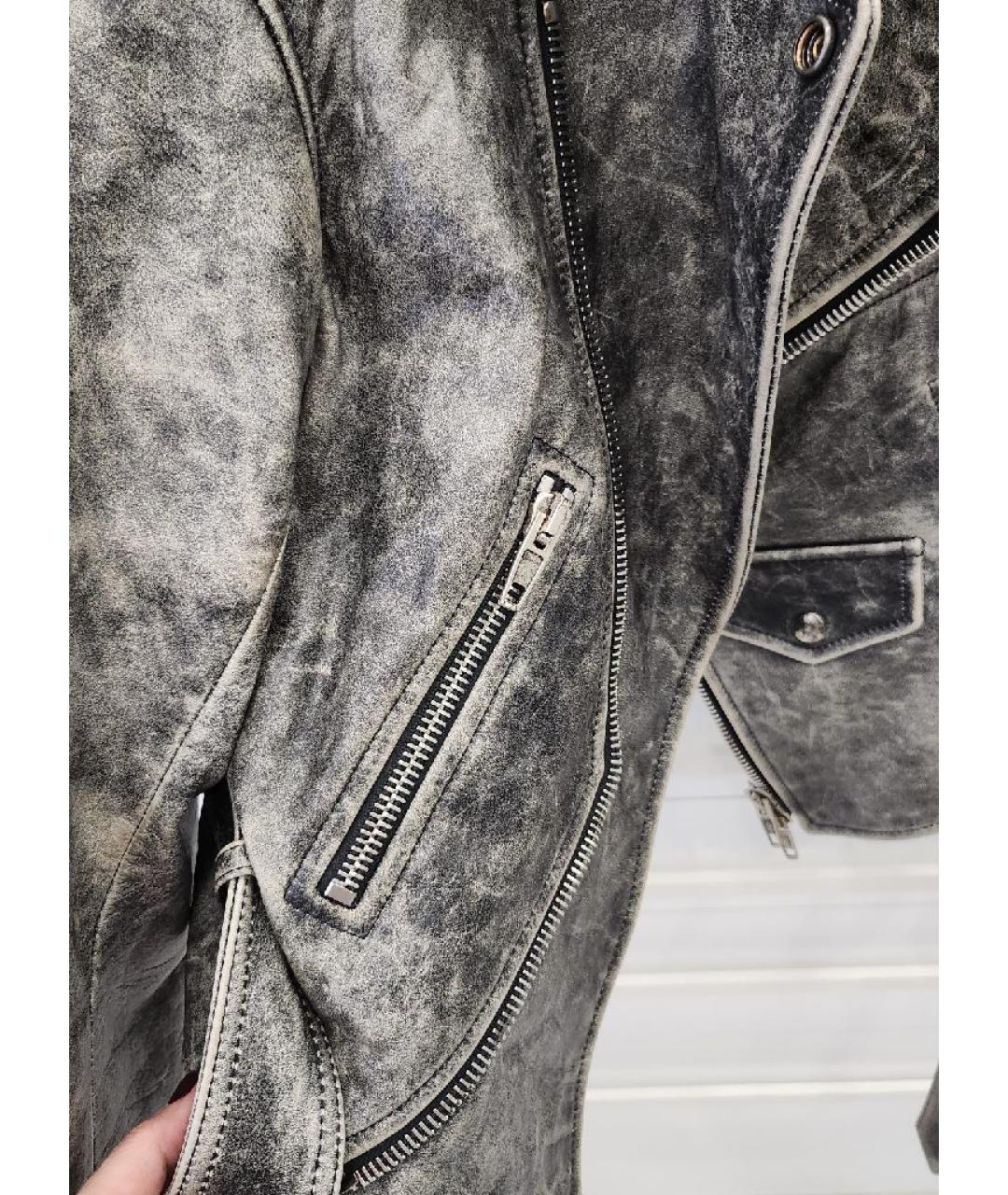 BALENCIAGA Кожаная куртка, фото 4