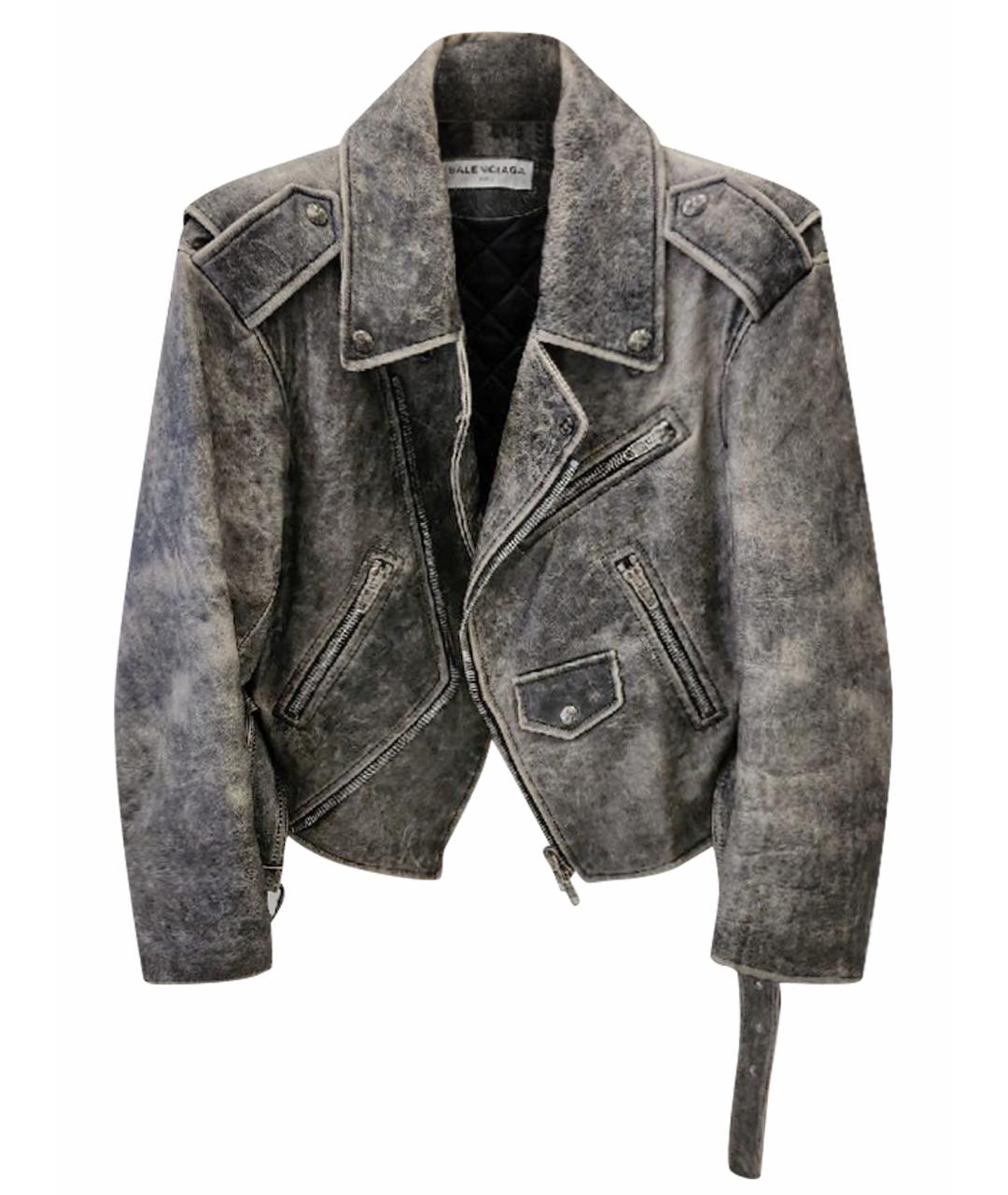 BALENCIAGA Кожаная куртка, фото 1