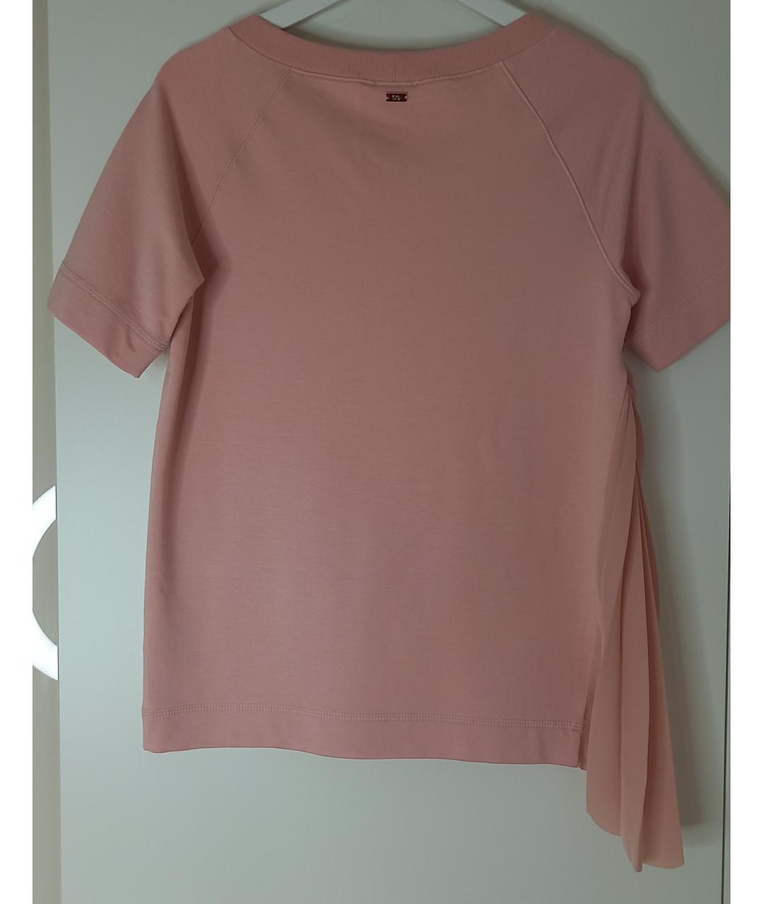 ESCADA Розовая вискозная футболка, фото 2