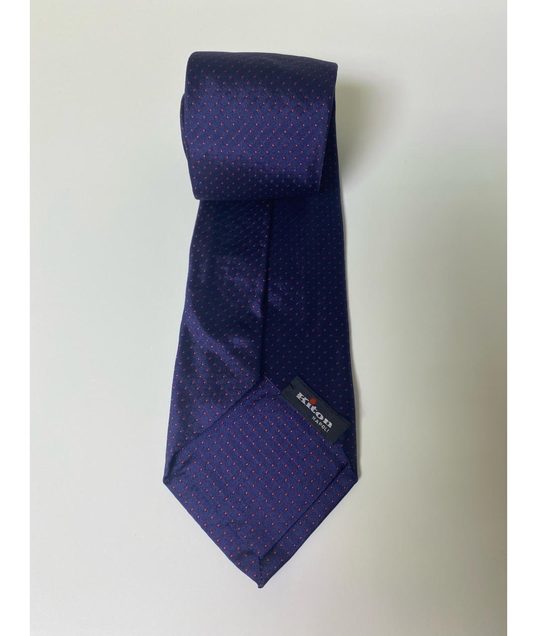 KITON Синий галстук, фото 3