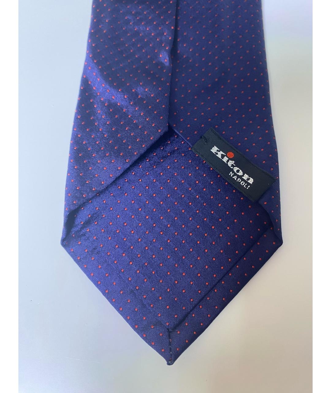 KITON Синий галстук, фото 4