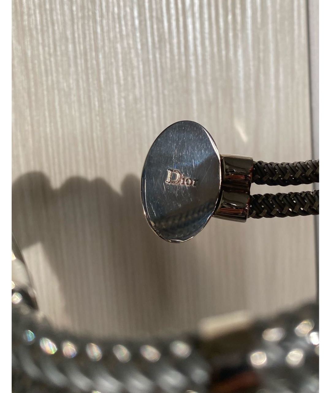 CHRISTIAN DIOR PRE-OWNED Серебрянный металлический браслет, фото 6