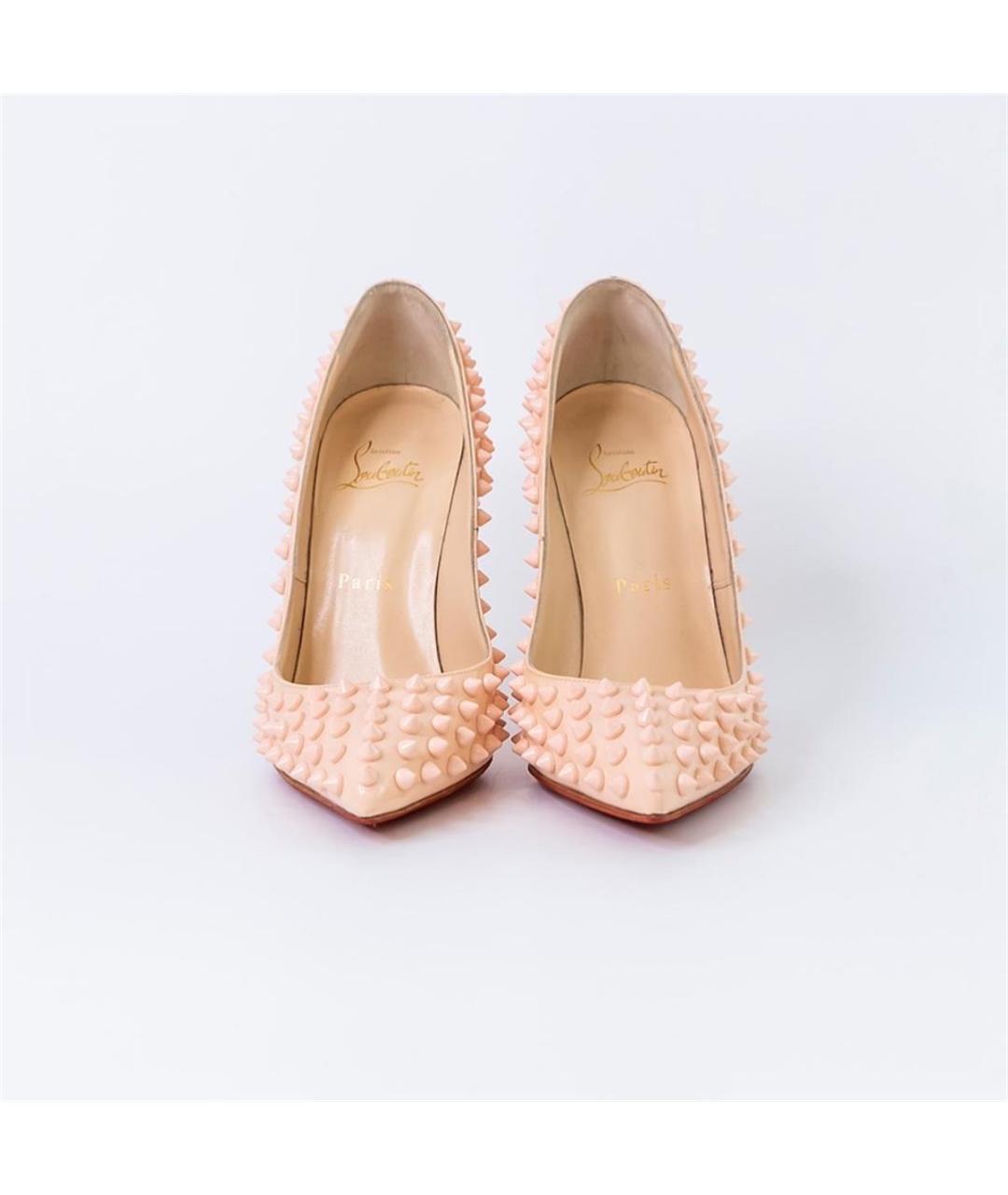 CHRISTIAN LOUBOUTIN Розовые туфли из лакированной кожи, фото 3