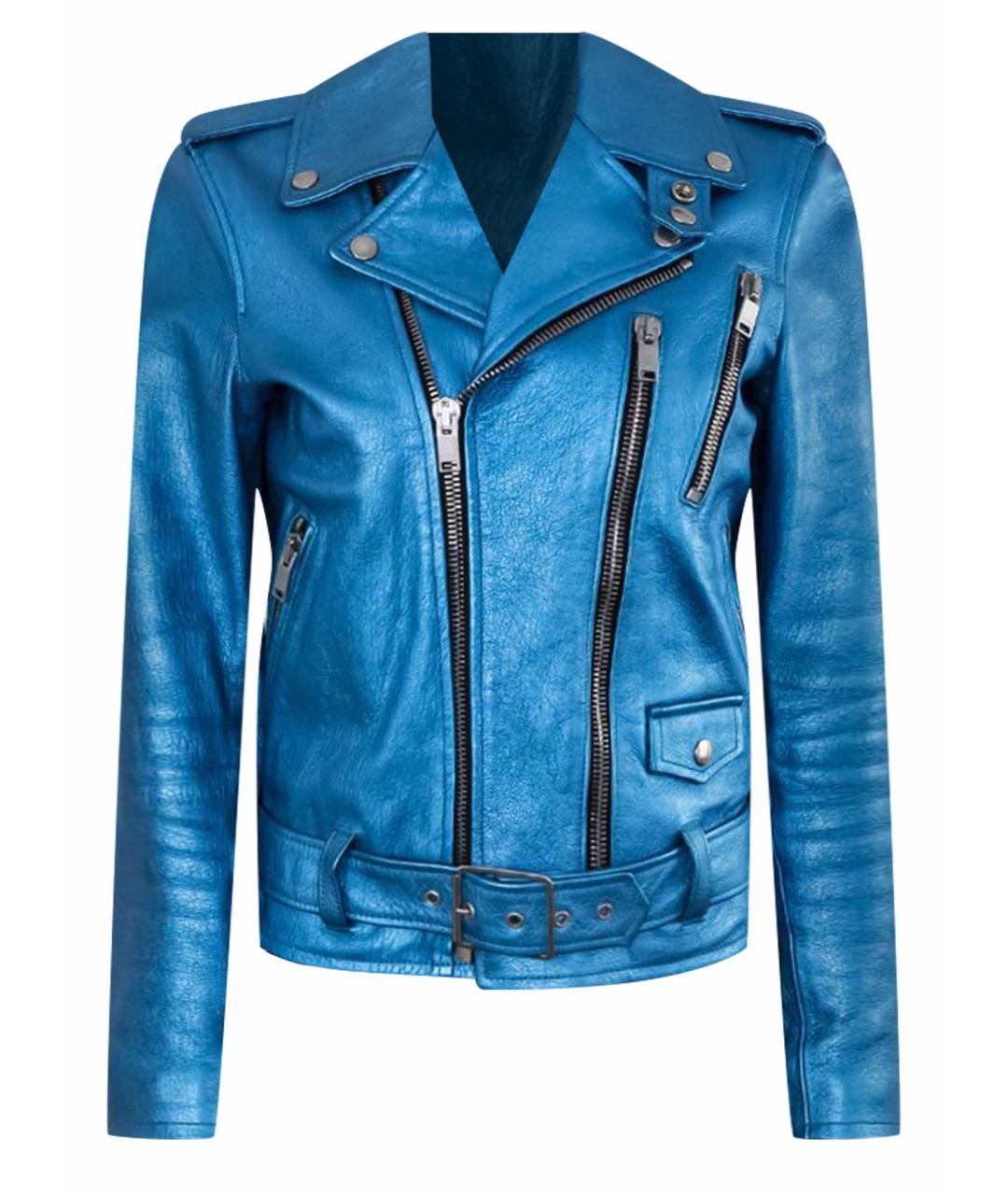 SAINT LAURENT Синяя куртка, фото 1