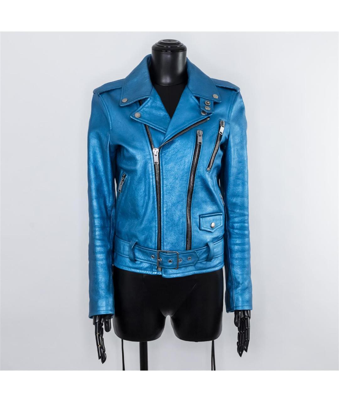 SAINT LAURENT Синяя куртка, фото 4