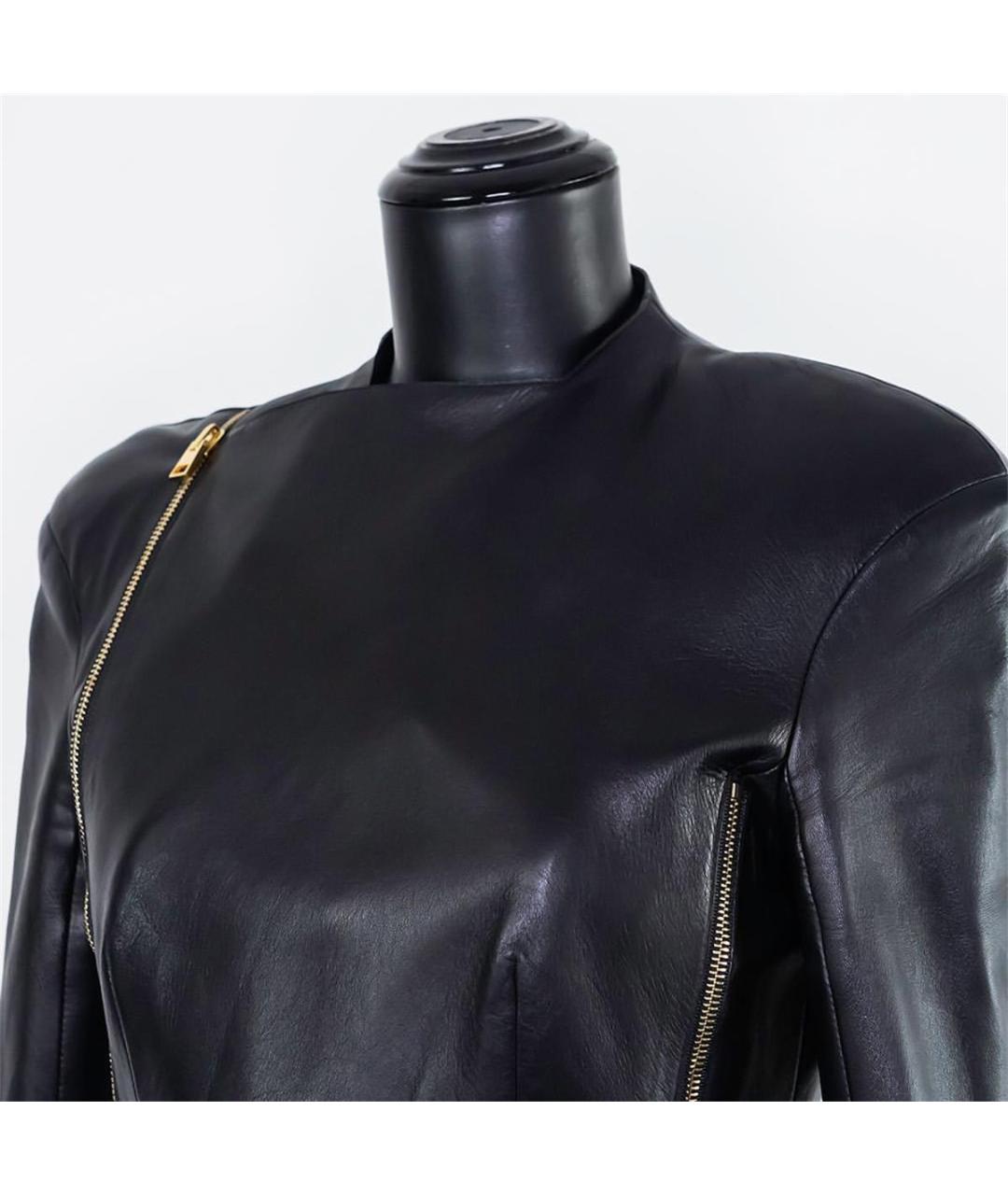TOM FORD Черная кожаная куртка, фото 2