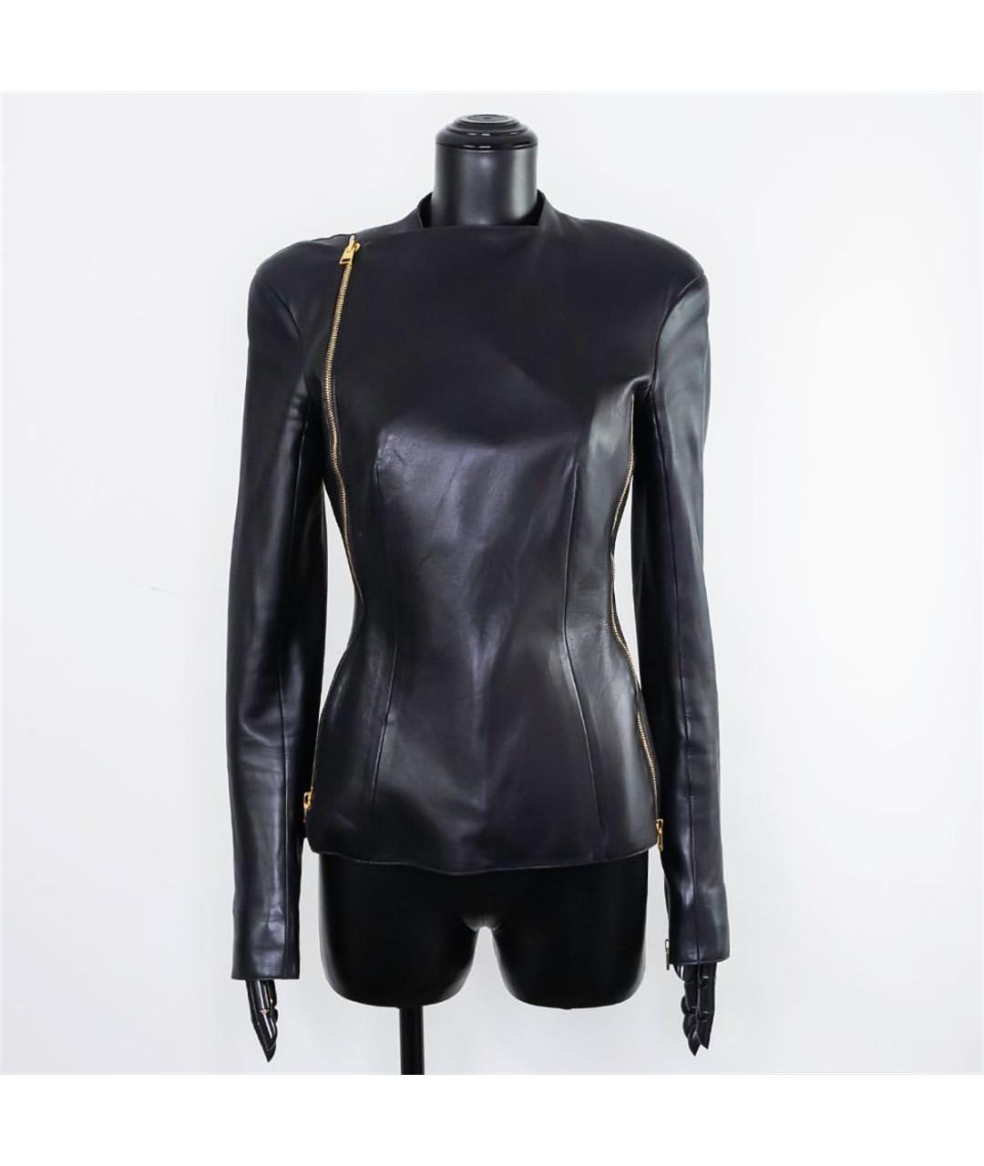 TOM FORD Черная кожаная куртка, фото 4