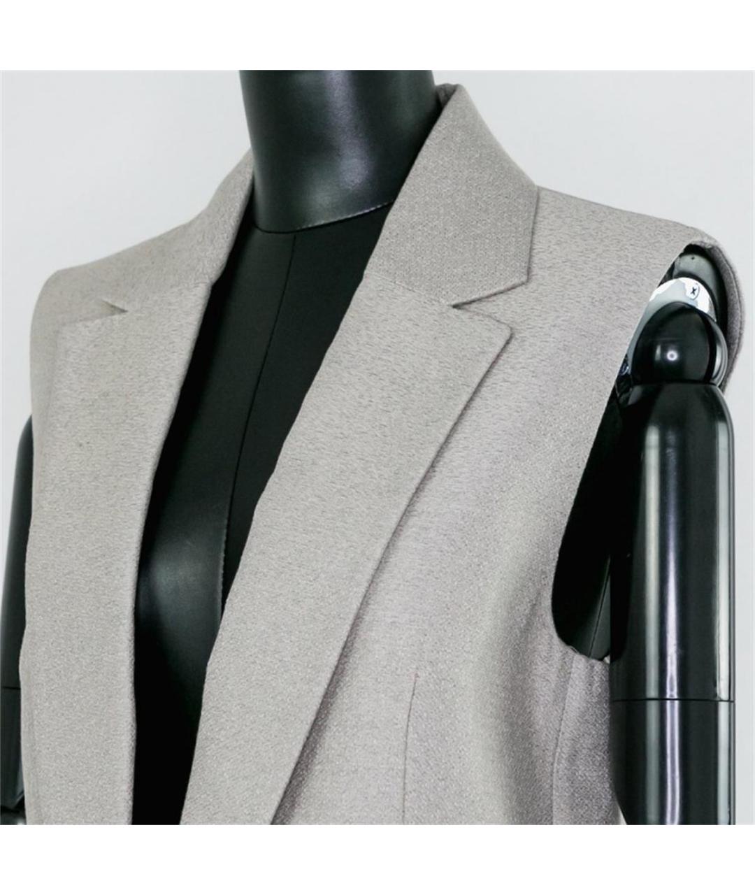 ACNE STUDIOS Серый шерстяной жилет, фото 2