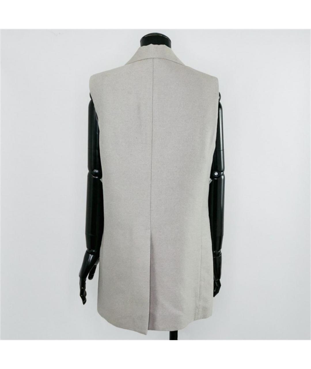 ACNE STUDIOS Серый шерстяной жилет, фото 3