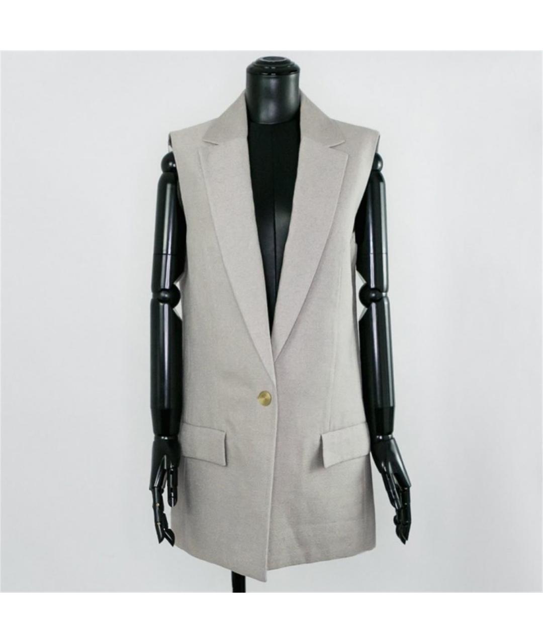 ACNE STUDIOS Серый шерстяной жилет, фото 4