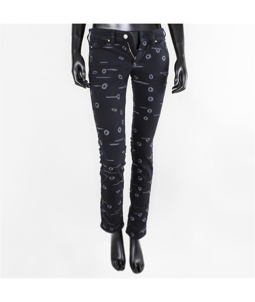 ISABEL MARANT Черные хлопковые прямые джинсы, фото 3