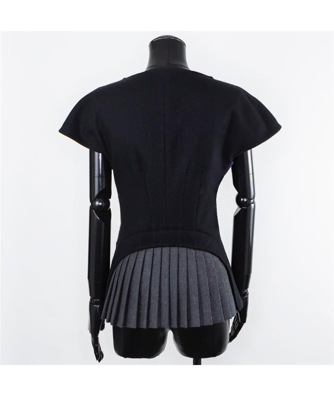 FENDI Черная шерстяная футболка, фото 3