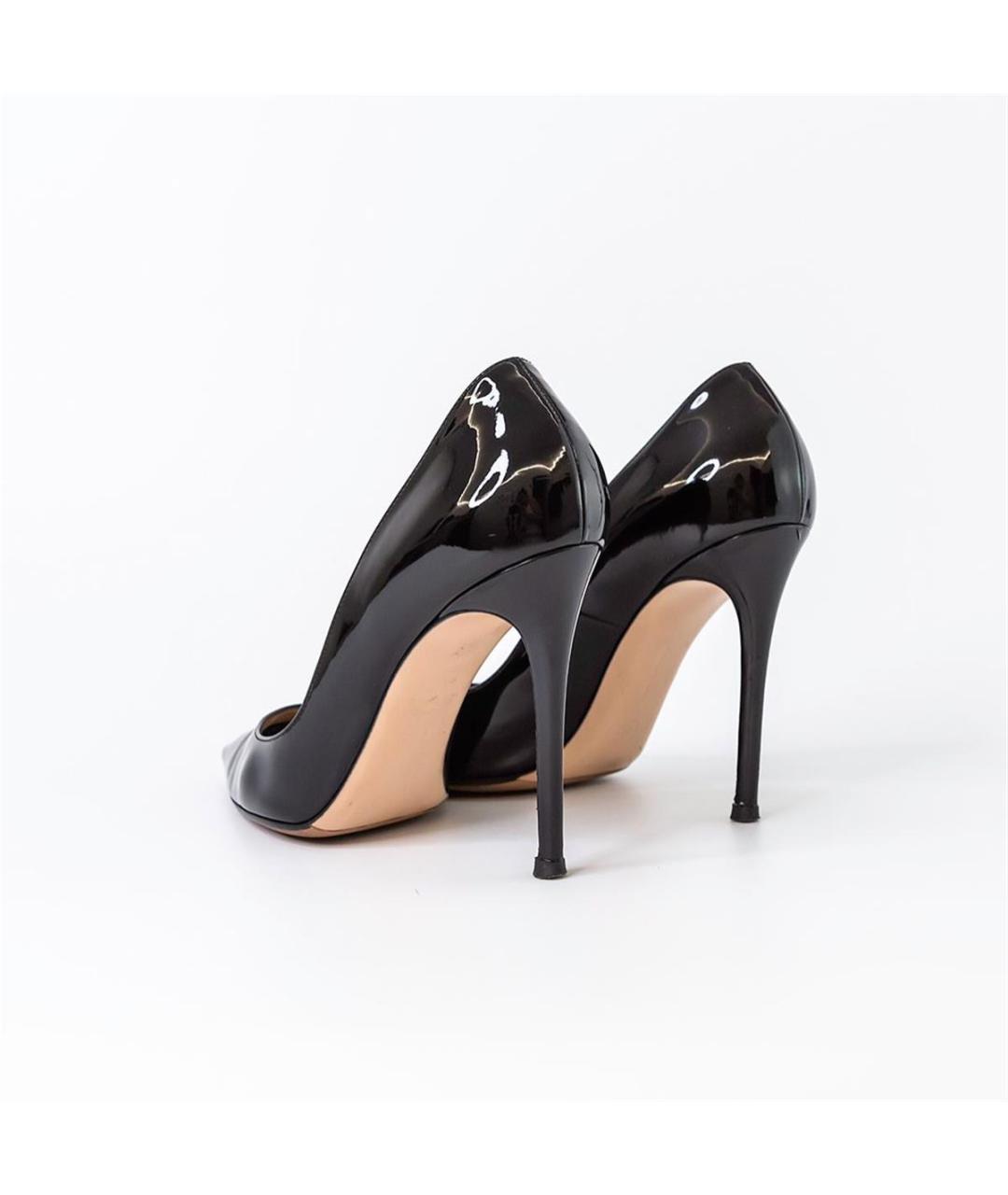 GIANVITO ROSSI Черные туфли из лакированной кожи, фото 4