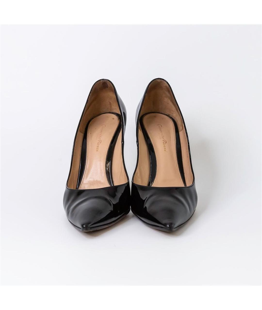 GIANVITO ROSSI Черные туфли из лакированной кожи, фото 3