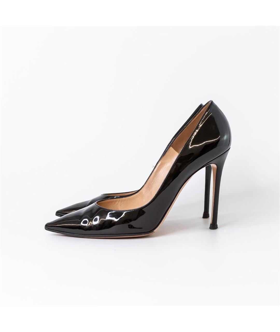 GIANVITO ROSSI Черные туфли из лакированной кожи, фото 5