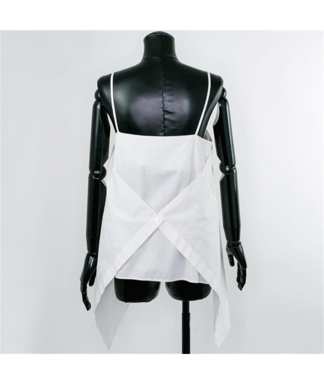 BALENCIAGA Белая хлопковая майка, фото 3