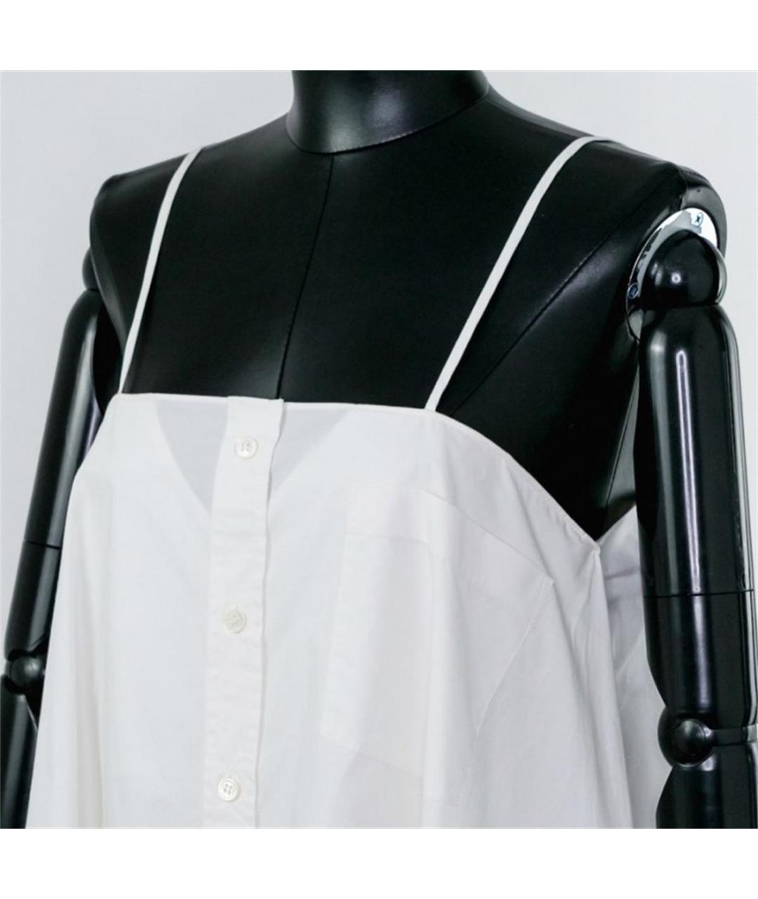 BALENCIAGA Белая хлопковая майка, фото 2