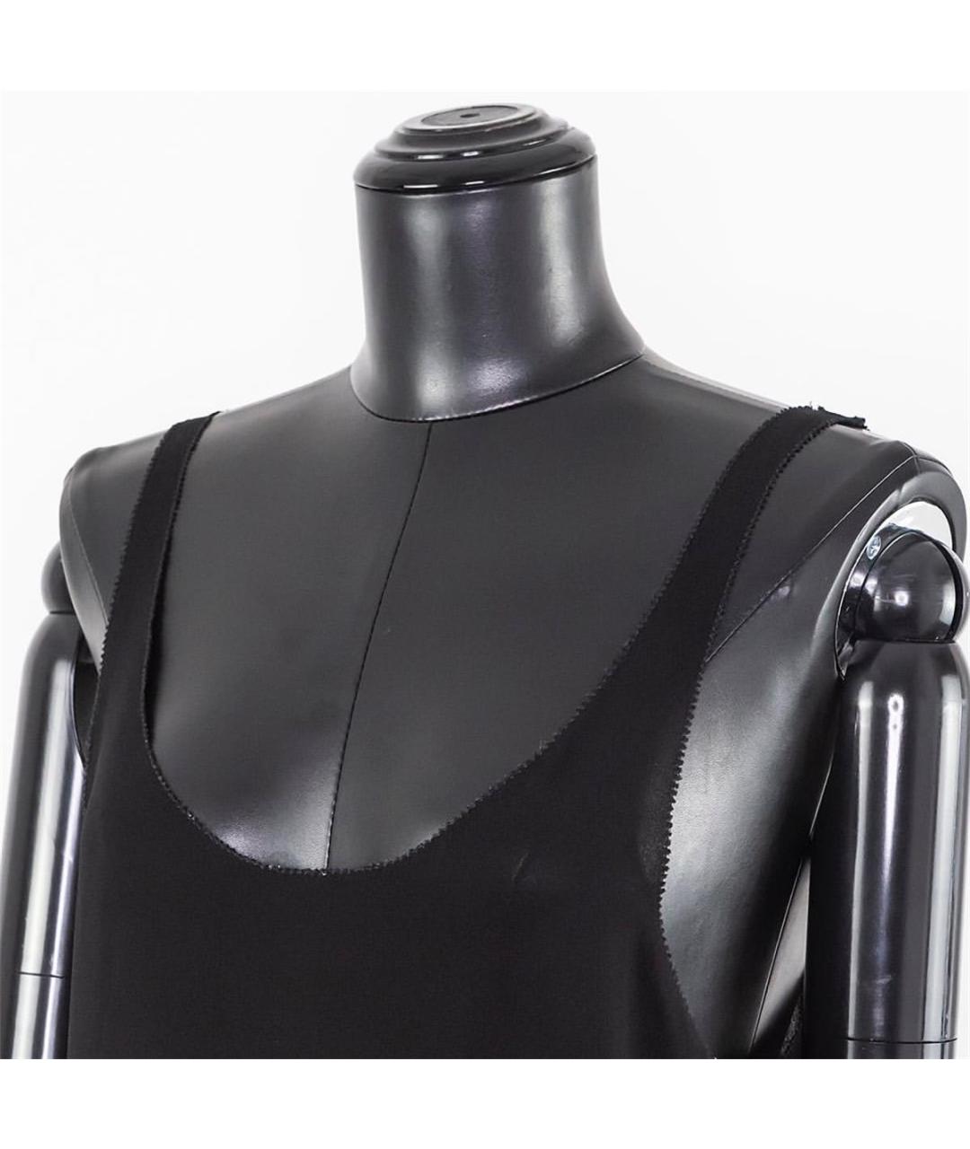 SAINT LAURENT Черная шелковая футболка, фото 2