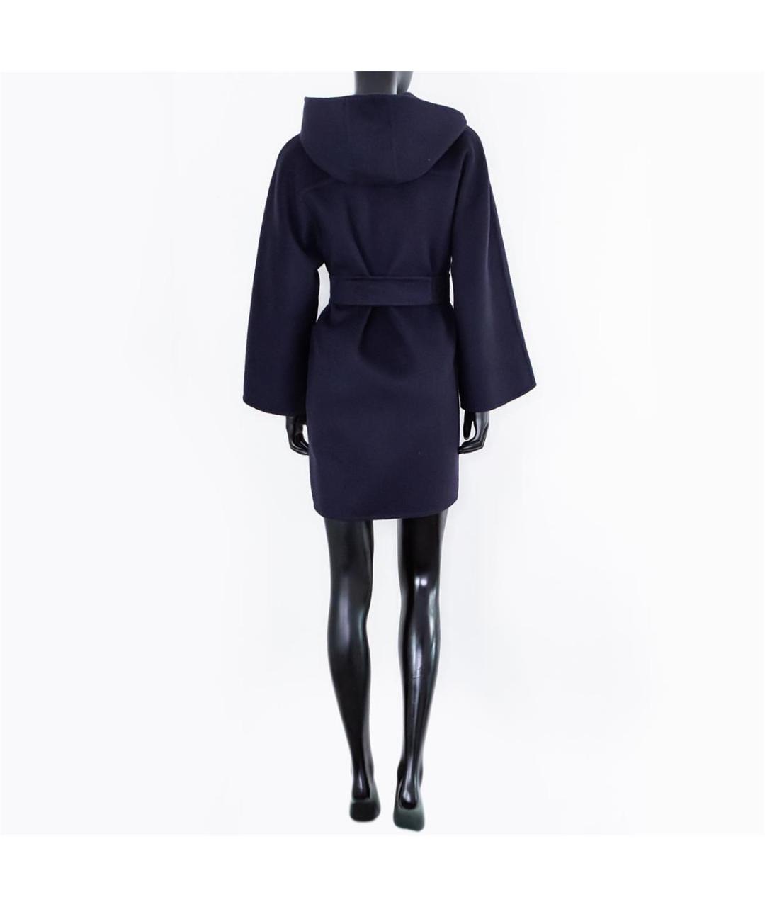 MAX MARA Синее кашемировое пальто, фото 3