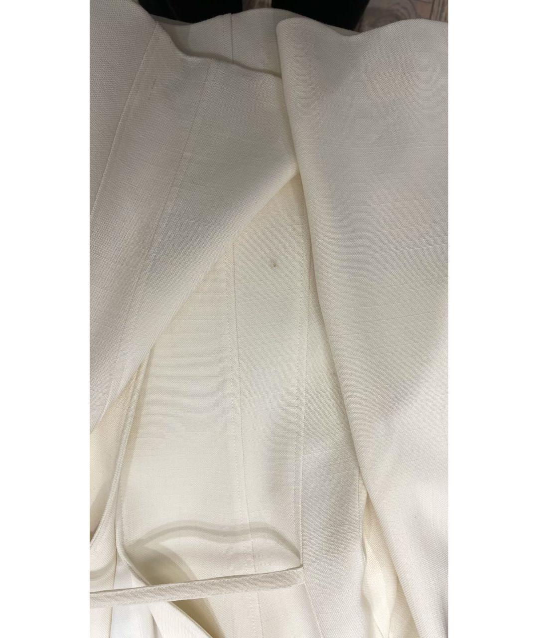 JACQUEMUS Белый хлопковый жакет/пиджак, фото 7