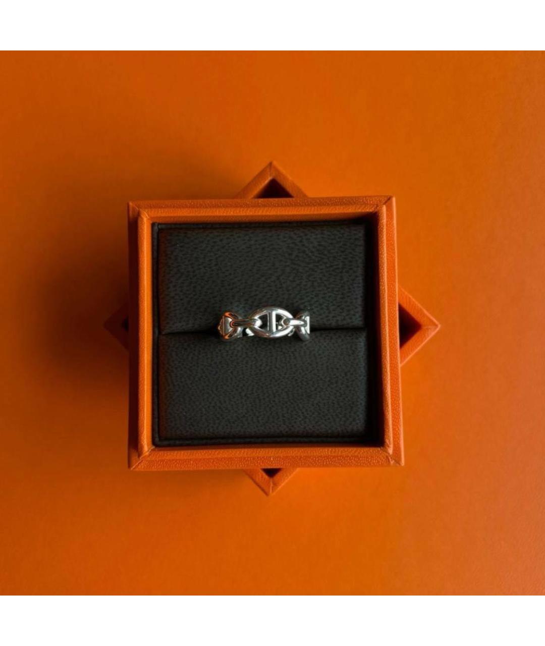 HERMES Серебряное серебряное кольцо, фото 4