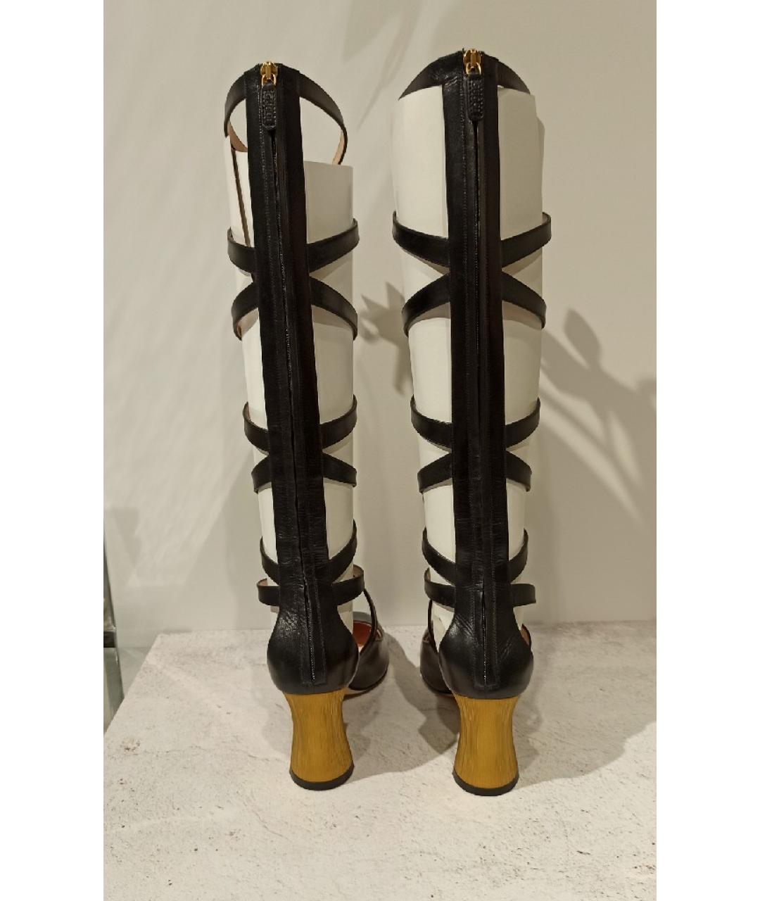 GUCCI Черные кожаные туфли, фото 3