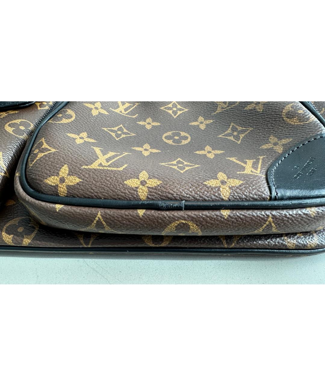 LOUIS VUITTON Коричневая поясная сумка, фото 4