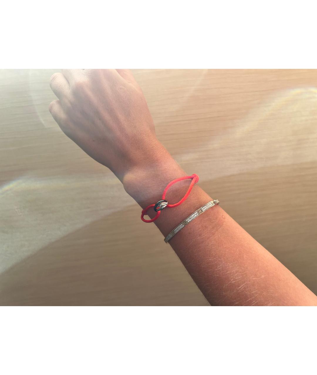 CARTIER Красный браслет из белого золота, фото 3